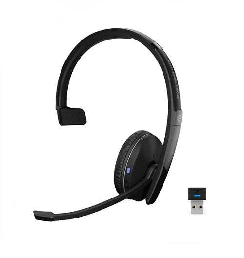 EPOS ADAPT 230 UC MS Mono On-ear Bluetooth Headset mit BTD 800 USB-A Bluetooth Dongle (Optimiert für