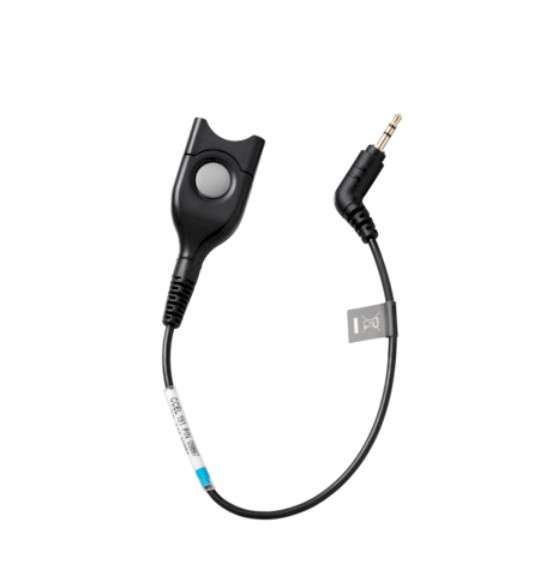 EPOS | SENNHEISER CCEL 191 QD auf 2,5mm Klinke Stecker 20cm z.B. Gigaset & Panasonic & Cisco SPA