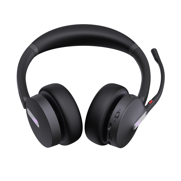 Yealink WH64 Hybrid Dual Stand Teams DECT/BT Headset inkl. Ladeständer & USB-A DECT Dongle