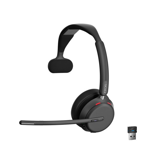 EPOS IMPACT 1030T Teams Mono Bluetooth Headset mit BTD 800 USB-A Bluetooth Dongle