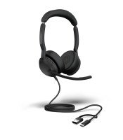 Jabra Evolve2 50 USB C/A & BT MS Teams ANC Stereo Headset mit Bluetooth & USB-C auf USB-A Adapter Jabra Evolve2 50 USB C/A & BT MS Teams ANC Stereo Headset mit Bluetooth & USB-C auf USB-A Adapter