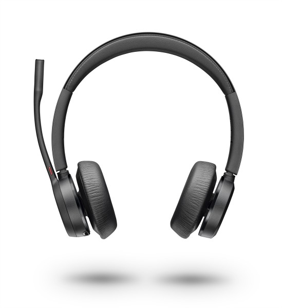 Poly Voyager 4320 UC-M USB-C Teams Stereo Bluetooth Headset inkl. BT700 USB-C Dongle für PC Softphon