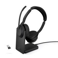 Jabra Evolve2 55 Stand Link380a MS Stereo Bluetooth ANC Headset inkl. Ladestation & Link380a USB-A B Jabra Evolve2 55 Stand Link380a MS Stereo Bluetooth ANC Headset inkl. Ladestation & Link380a USB-A B