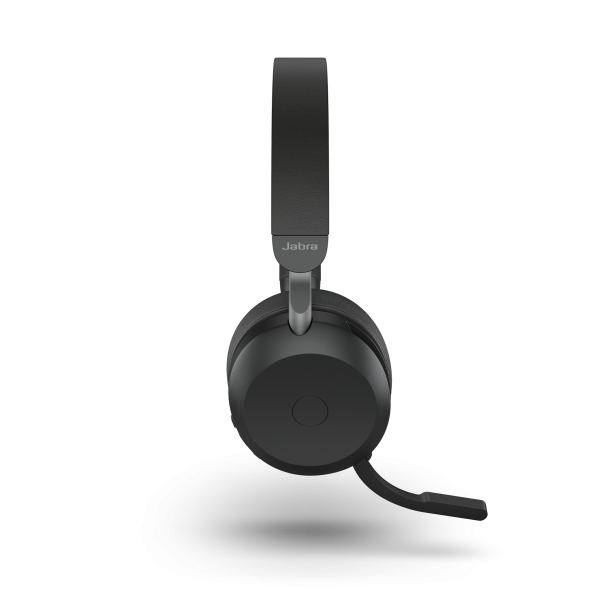 Jabra Evolve2 75 Link380a UC Stereo ANC Black Bluetooth NC Headset inkl. Link 380 USB-A UC BT Dongle