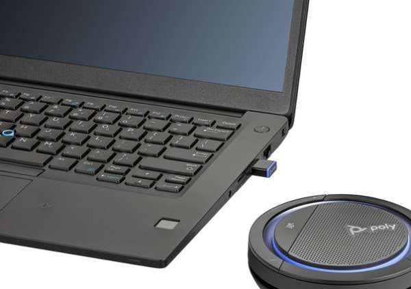 Poly Calisto CL5300-M BT600 USB-C & Bluetooth Konferenzlösung inkl. BT600 Dongle für Microsoft Teams