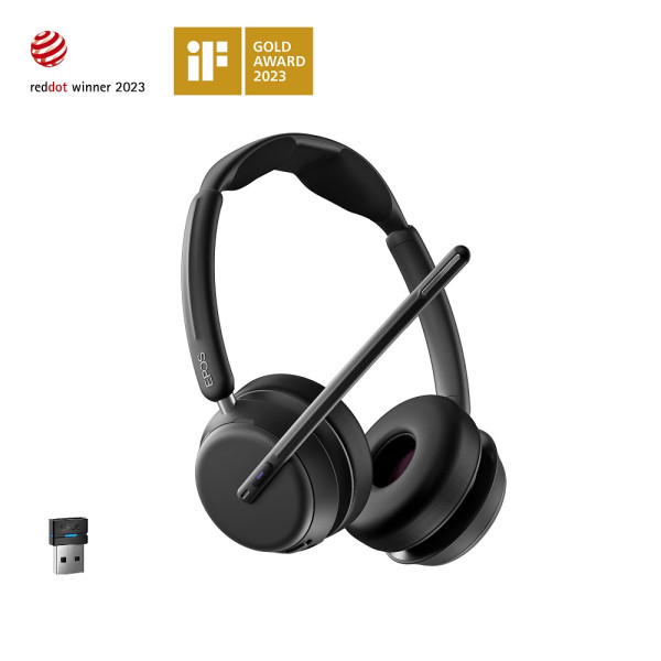 EPOS IMPACT 1060 UC Stereo Bluetooth Headset mit BTD 800 USB-A Bluetooth Dongle