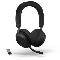 Jabra Evolve2 75 Link380a MS Stereo ANC Black Bluetooth NC Headset inkl. Link 380 USB-A MS Teams BT Jabra Evolve2 75 Link380a MS Stereo ANC Black Bluetooth NC Headset inkl. Link 380 USB-A MS Teams BT